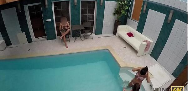  HUNT4K. Aventures sexuelles dans une piscine privée